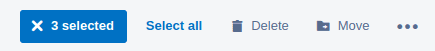 select all functionality in the CMS